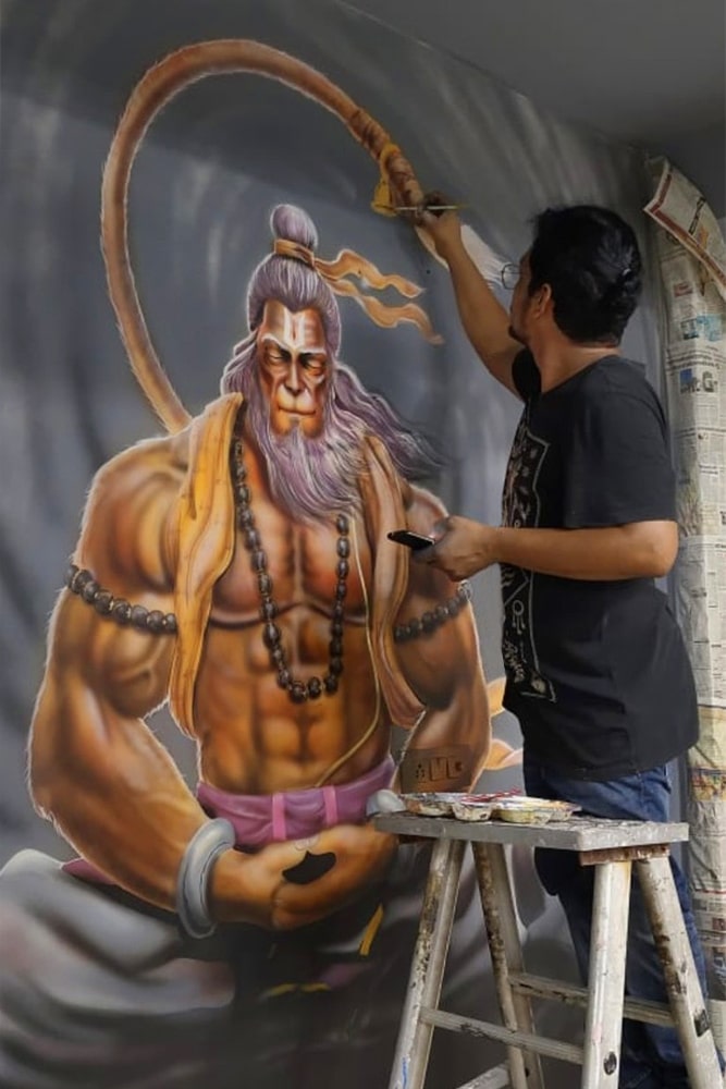 Graffiti artist Gurgaon and Delhi NCR, Wall painting artist in Gurgaon and Delhi NCR, Mural artist in Gurugram and Delhi NCR Wall art in Gurgaon and Delhi NCR